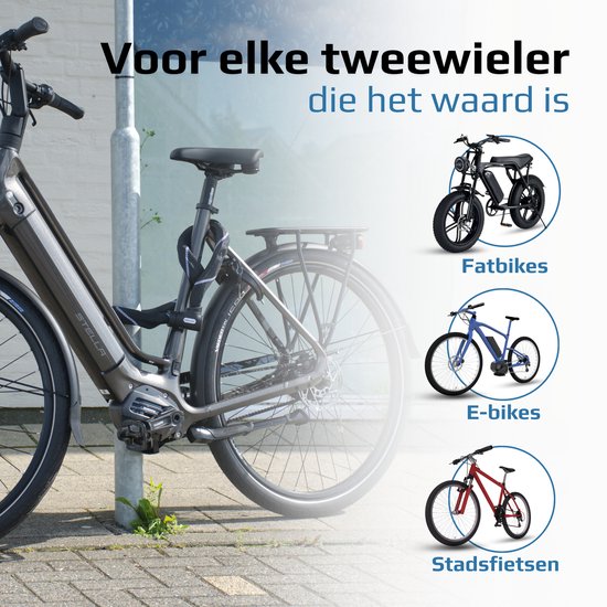 Top-Lock ART 2 fietsslot - ketting van gehard staal - 90 cm - voor elektrische fiets