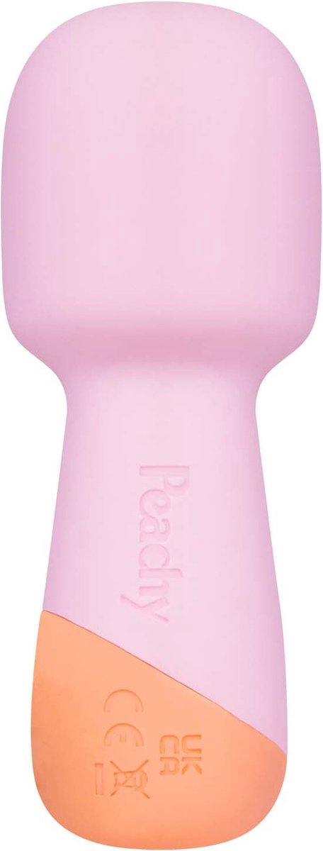 Vush - Peachy - Mini Wand Vibrator - Lichtroze