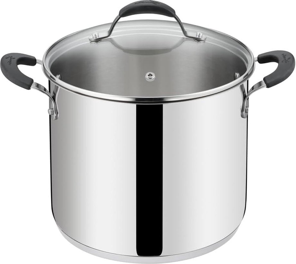 Staal pan en deksel - 18 cm - roestvrij staal 18/10 - Lagotherm achtergrond