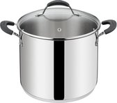 Bol.com Staal pan en deksel - 18 cm - roestvrij staal 18/10 - Lagotherm achtergrond aanbieding