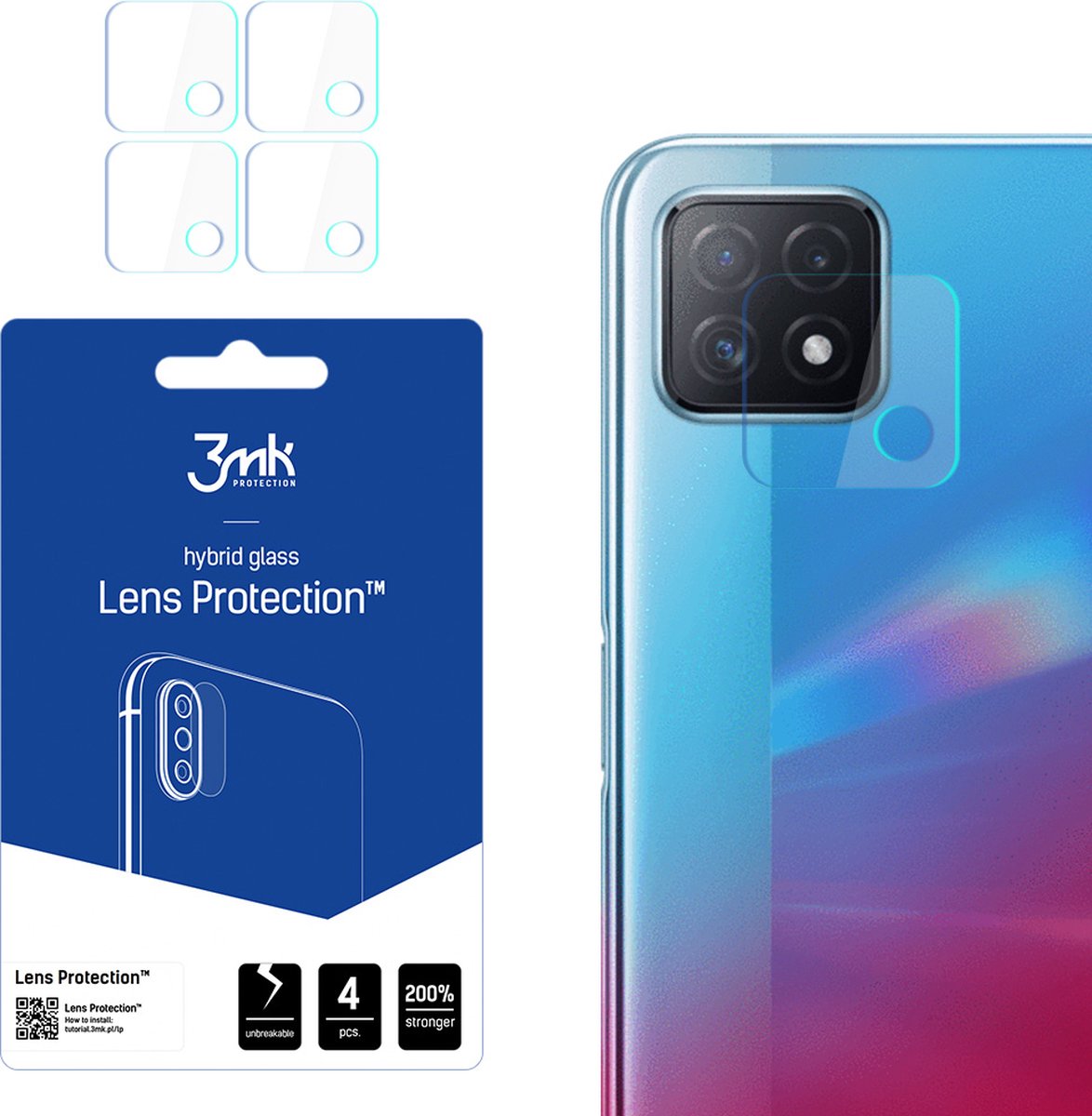 Oppo A73 5G - 3mk Lens Protection
