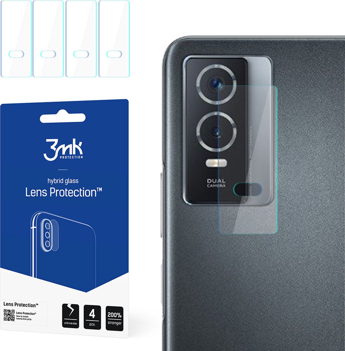 Vivo Y74s - 3mk Lens Protection