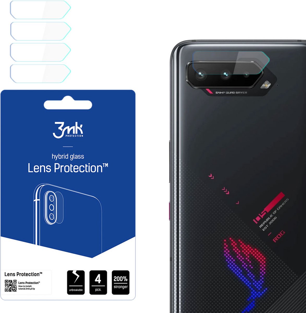 Asus ROG Phone 5 5G - 3mk Lens Protection