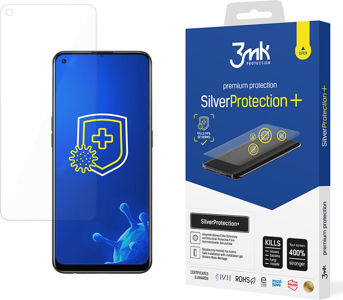 Oppo F19 Pro - 3mk SilverProtection+
