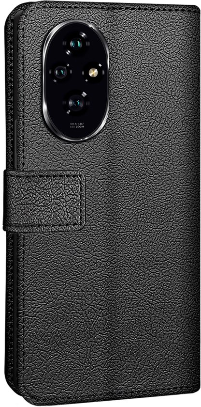 Cazy Case adapté pour Honor 200 - Bookcase Classic avec porte-cartes - Zwart