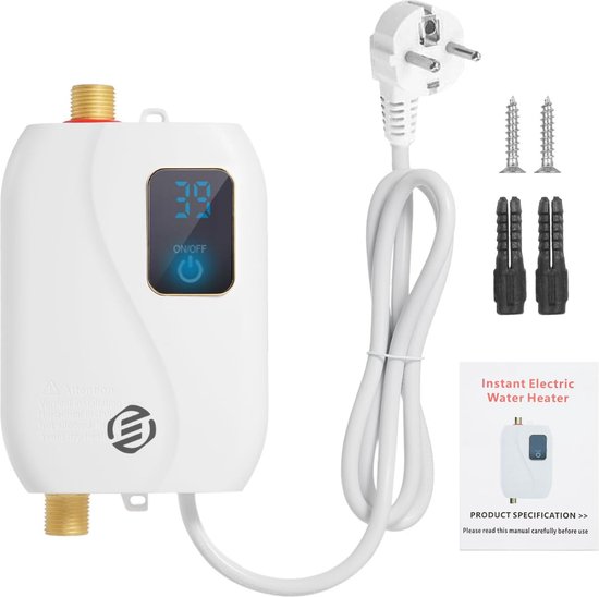 Elektrische doorstroomboiler, 5500 W, 230 V, mini Elektrische doorstroomboiler, 5500 W, 230 V, mini