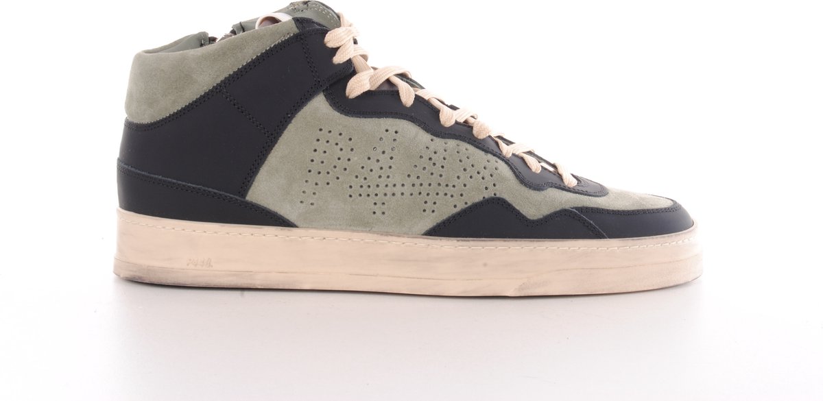 P448 herensneakers birma hi m noir kaki