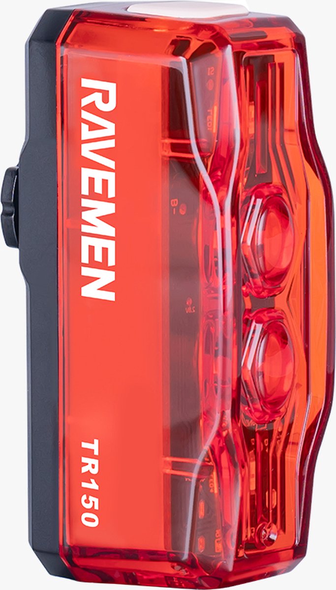 RAVEMEN TR100 Fietsachterlicht,100 Lumen 6-modus achterste fiets veiligheidslicht,voor de Het cirkelen Lichten, USB-C oplaadbaar IPX6 Waterdicht