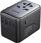 Bol.com Joyroom - Reislader Universeel - Reisadapter Universeel 65W 5 Port - Universele Wereldstekker aanbieding