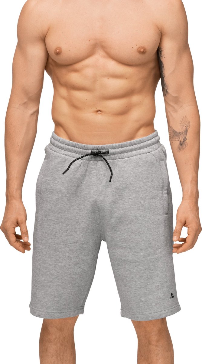 DANISH ENDURANCE SweatShorts voor Heren - Casual - Grijs Gemêleerd - Maat L