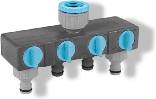 Cellfast 4-Weg Waterverdeler IDEAL LINE™ van Merkloos	 — afbeelding 3