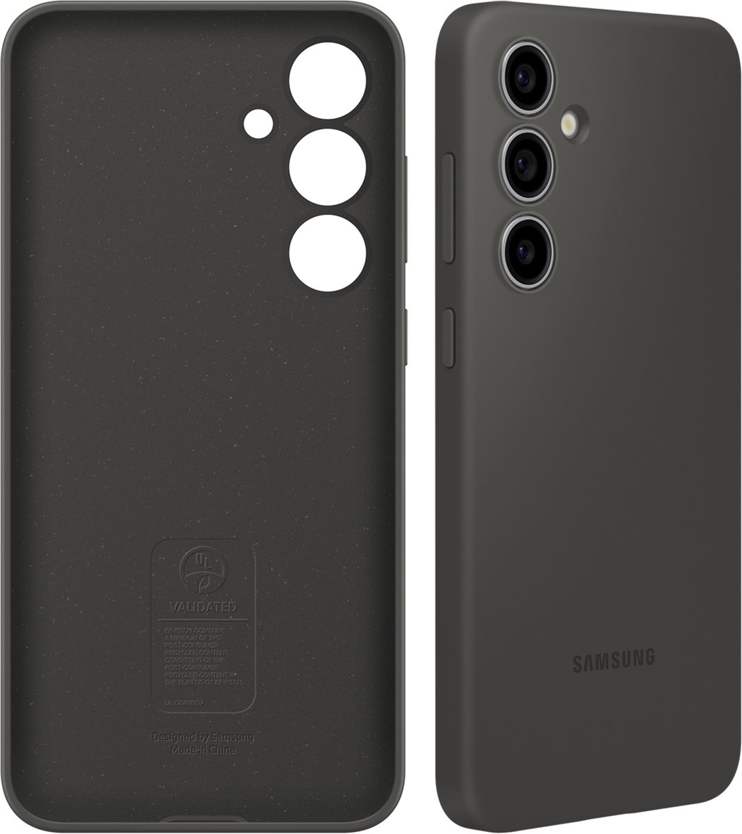 Samsung Galaxy S24 FE Siliconen Back Cover Zwart