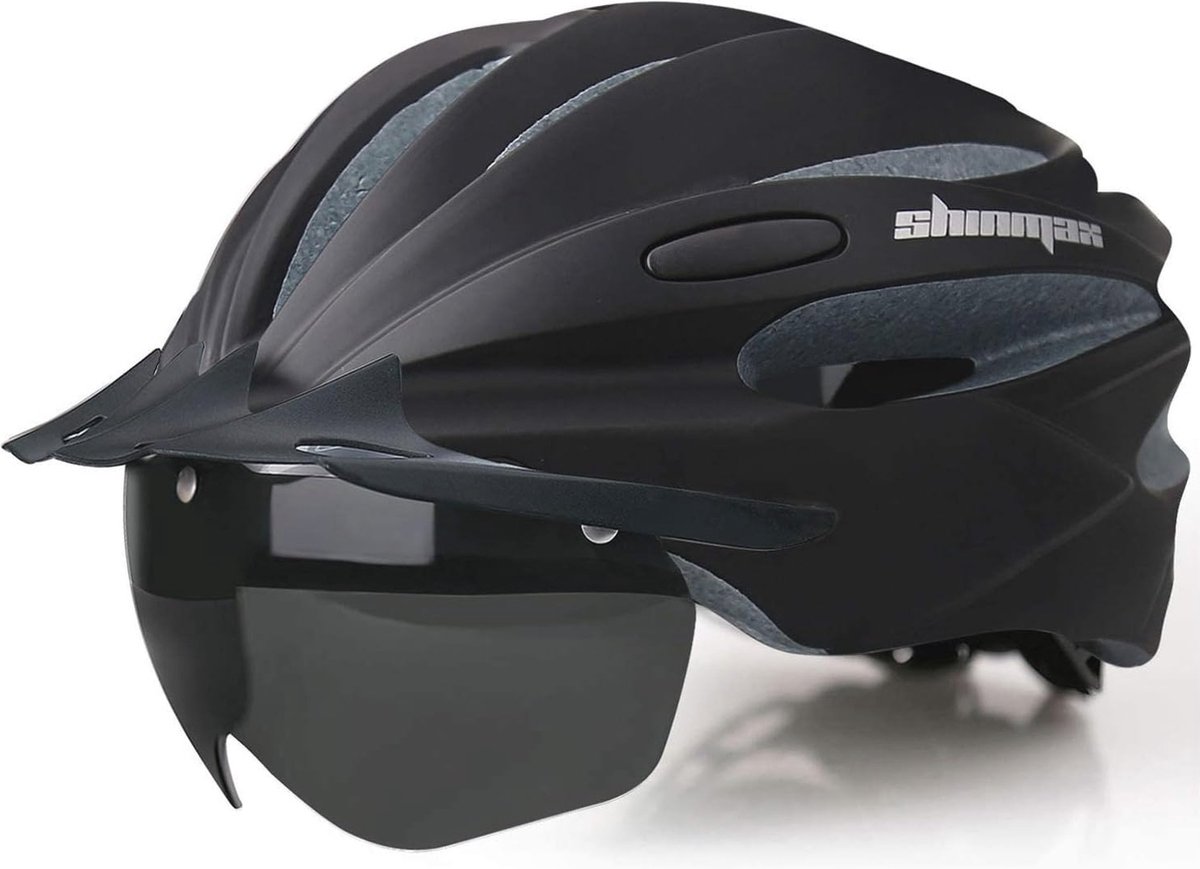 Fietshelm met LED-licht en Afneembare Accessoires - Verstelbare MTB-helm voor Volwassenen