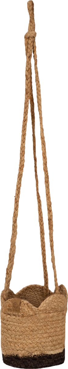 Zusss plantenhangmand jute Ø16cm