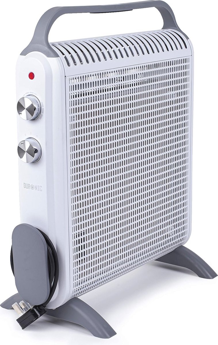 Compacte elektrische radiator met Mica panelen - 1800 W verwarming met thermostaat en automatische uitschakeling