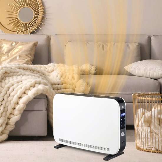 Elektrische ventilatorverwarmer, draagbaar, lage ruis en energie, elektrische kachel met thermostaat en brede hoek, luchtverwarming, keramische verwarmer, ruimteverwarmer, voor winter, slaapkamer