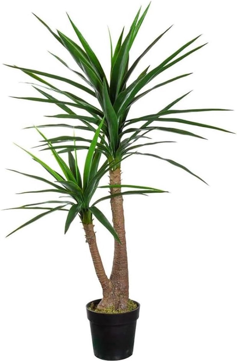 Goodivery ® Levensechte Kunstmatige Yucca Palmboom voor Stijlvolle Interieurdecoratie van 120 cm Hoog
