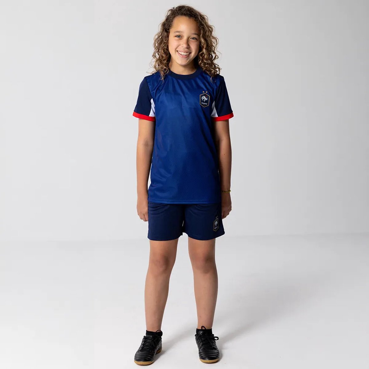 Frankrijk Voetbaltenue Kinderen - Maat 140 - Jongens & Meisjes - Shirt & Broekje - Officiële FFF Merchandise