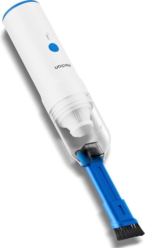 MEDION handstofzuiger (oplaadbare accu, snoerloos, 3-in-1 stofzuiger, luchtpomp- en blaasfunctie, krachtige 5 kPA zuigkracht, stofreservoir, USB-C, MD19877)