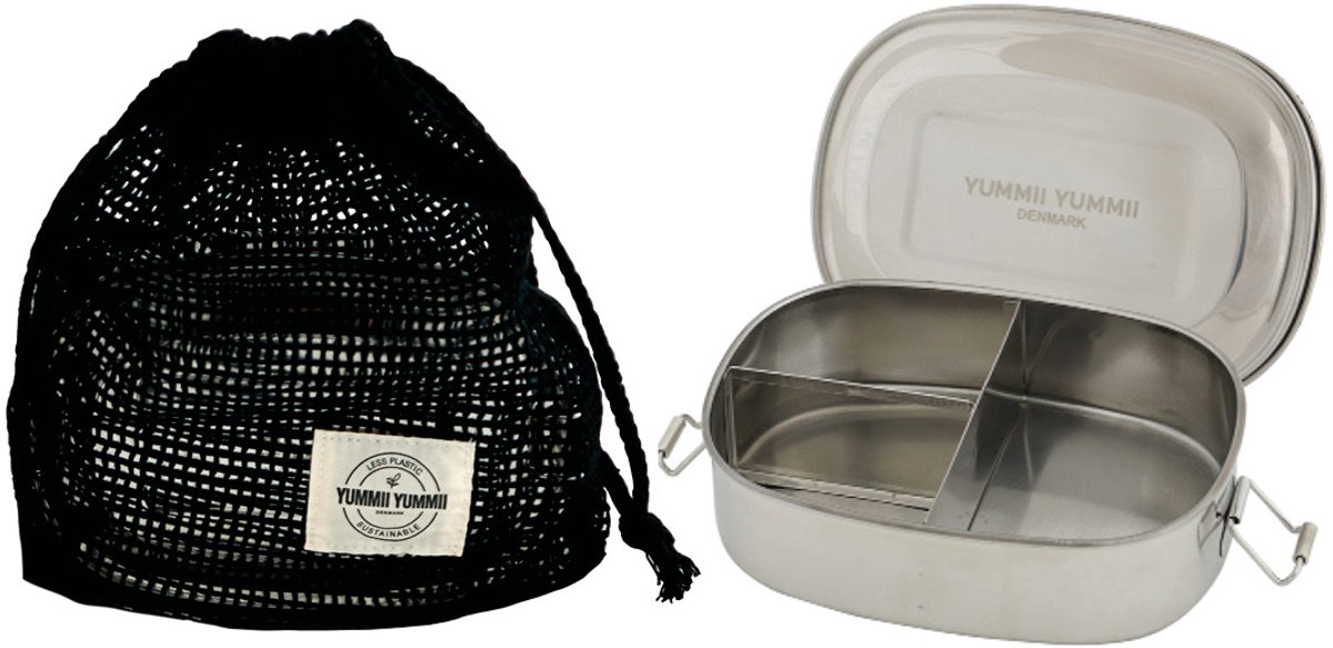 Yummii Yummii Bento  Klein 3 Compartimenten lunchbox