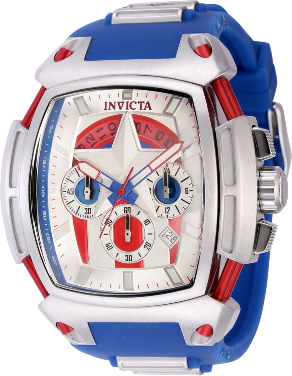 Invicta Marvel - Captain America 38366 Quartz Herenhorloge - 53mm