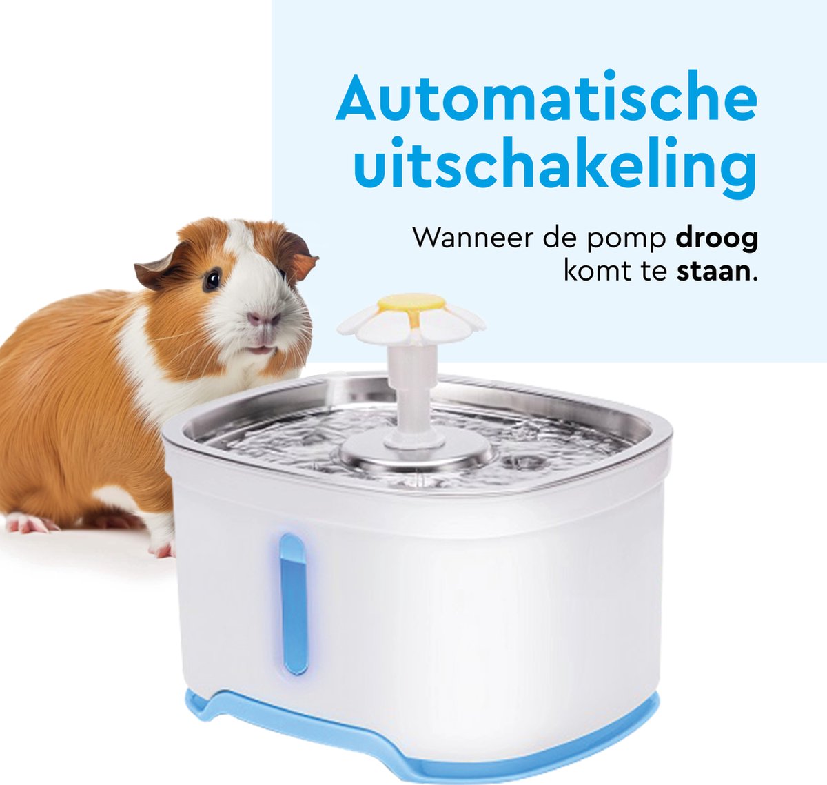 BRASQ Drinkfontein kat en hond 2,5 Liter - Waterfontein thumbnail 3