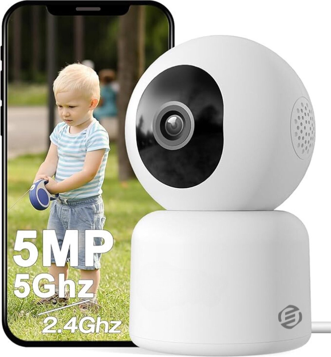 Equivera Honden Camera - Beveilingingscamera - Huisdiercamera - WiFi - Petcam - Eenvoudige Installatie - Indoor Camera