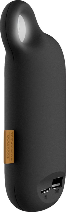 Powerbank 5000mAh - Chargeur rapide USB et Type-C compact et puissant avec mousqueton - Perfect pour les aventures en outdoor , les voyages et l'utilisation quotidienne - Astuce cadeau - Cadeau