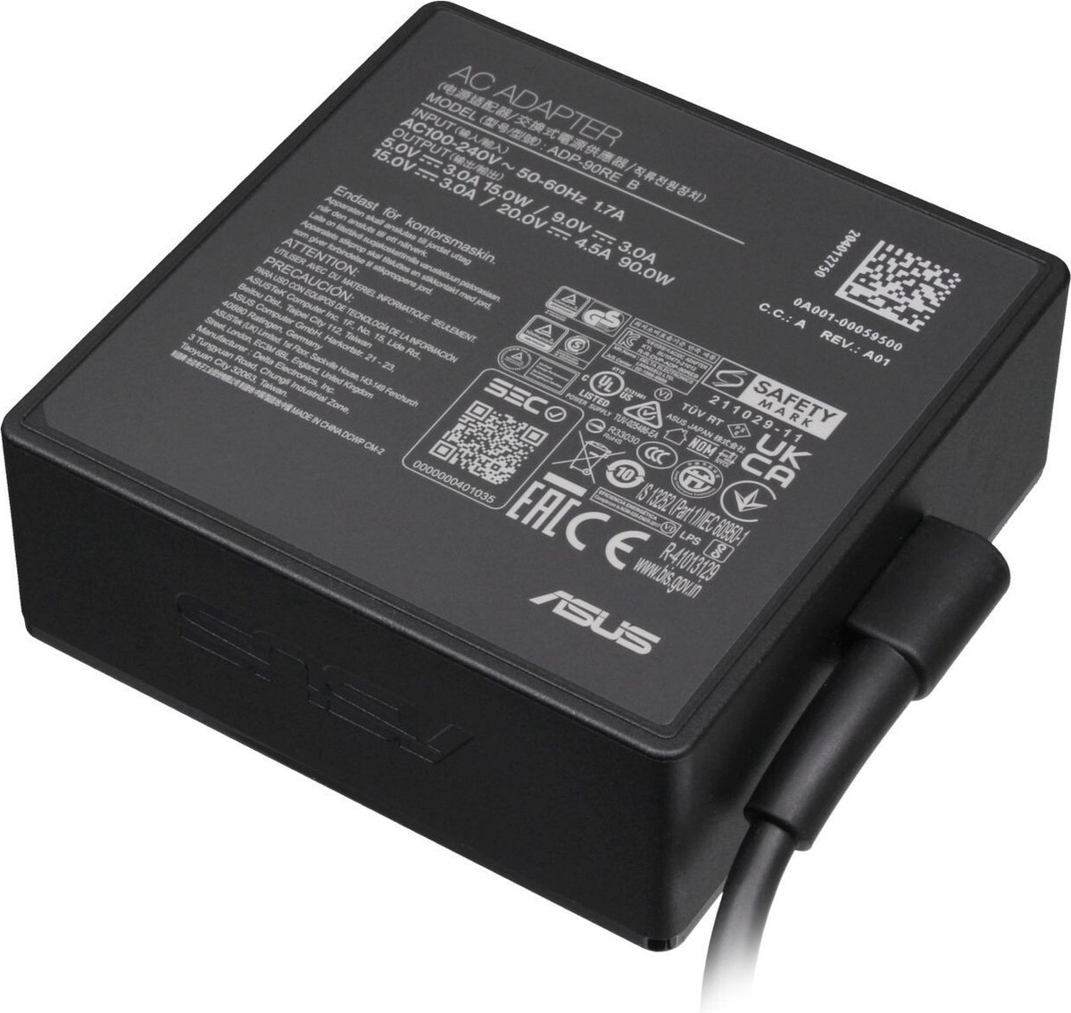 Asus 0A001-00059600 USB-C oplader 90W