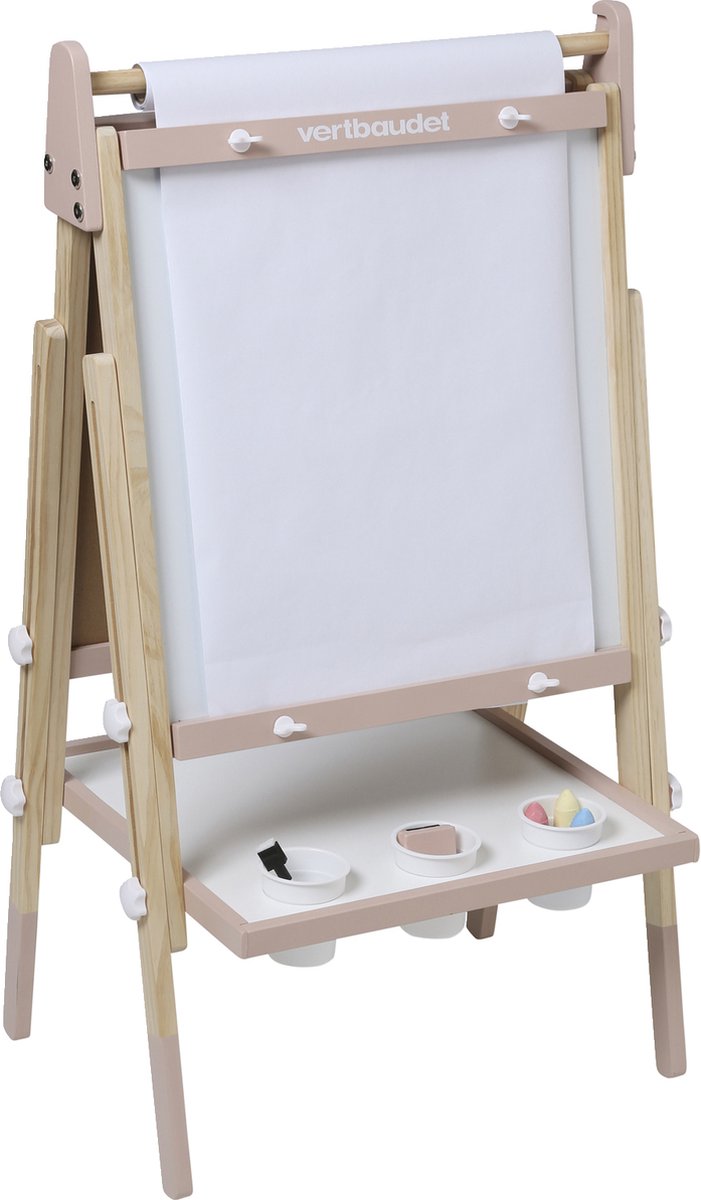 Tableau Pliable Et Réglable En Hauteur 3 En 1 En Bois FSC® Multicolore - Vertbaudet - Boutique