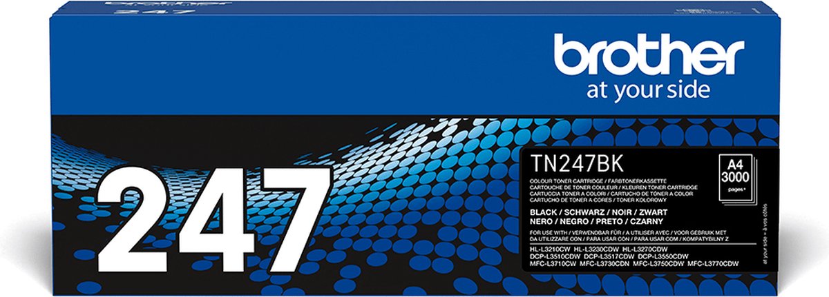 Brother TN-247BK tonercartridge 1 stuk(s) Origineel Zwart