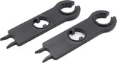 MC4 Multicontact 1500V EVO 2 Sleutel SET (2 stuks) MC4 tool set MC4 sleutel voor aandraai en disconnecten van MC4 connectors van 1500V | LET OP! DIT IS VOOR 1500V versie connectoren! EVO 2 CONNECTOREN