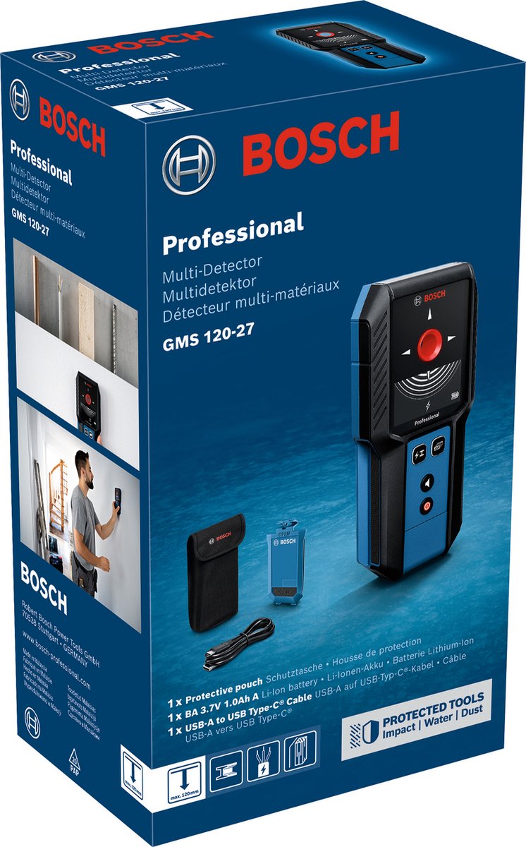 Bosch Professional uurscanner D-tect 200 C (detectie van (niet Bosch Professional uurscanner D-tect 200 C (detectie van (niet