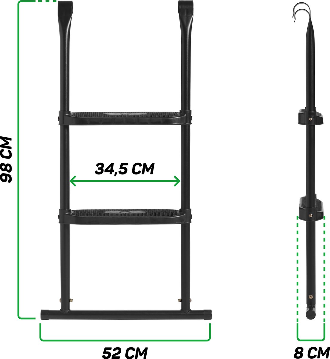 Salta - Trampoline Ladder - L - 98 cm - 2 treden — afbeelding 2