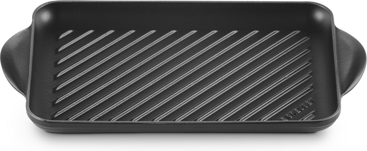 Le Creuset Grillplaat Tradition - Mat Zwart - 32 x 22cm
