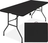 ADSafety Inklapbare Tafel - Campingtafel - Klaptafel - Vouwtafel Buiten - Tuintafel - 180 x 74 x 74 cm - Zwart