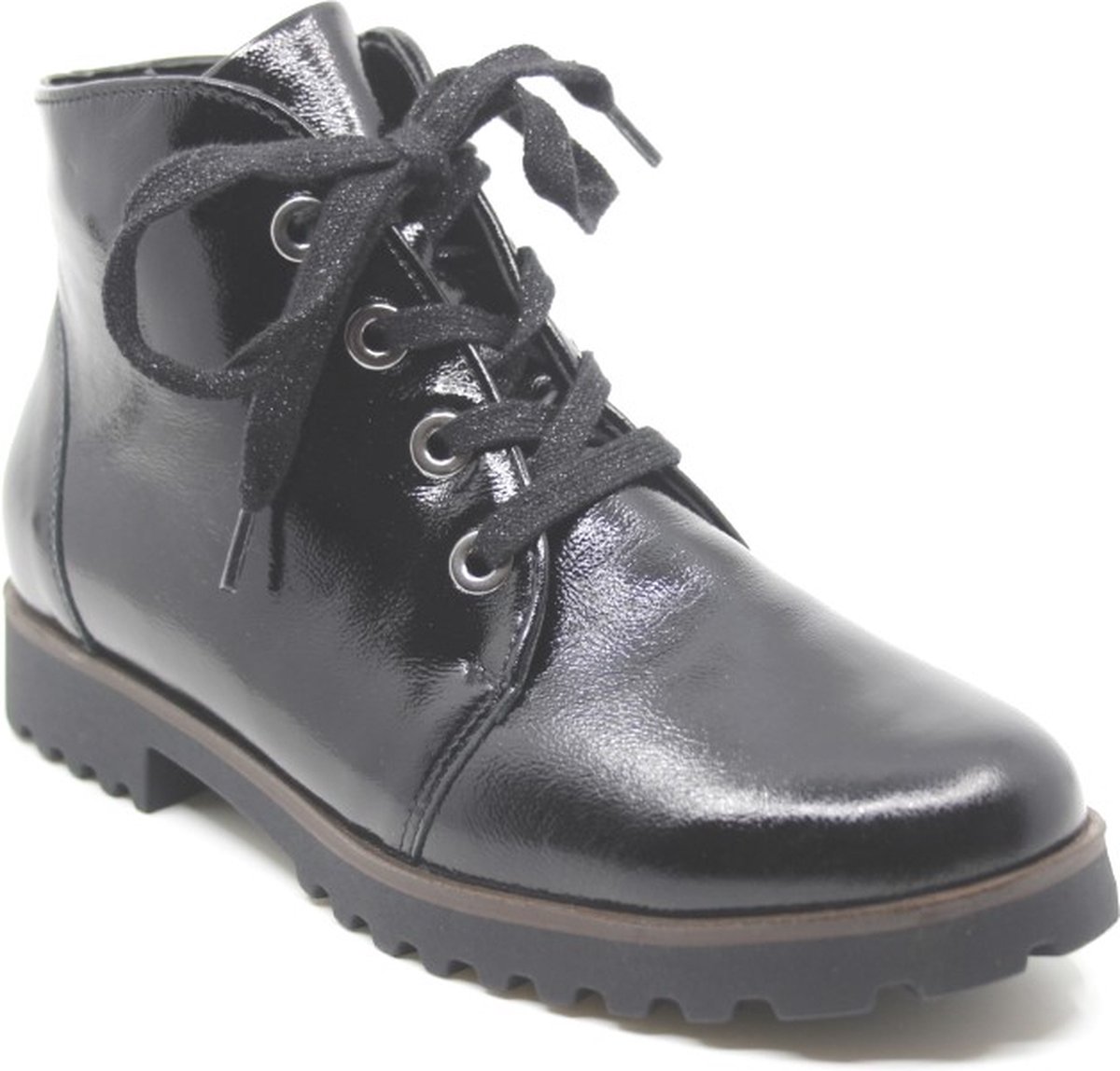 Waldläufer Lak H Booty Boots Dames - Zwart - Maat 41,5