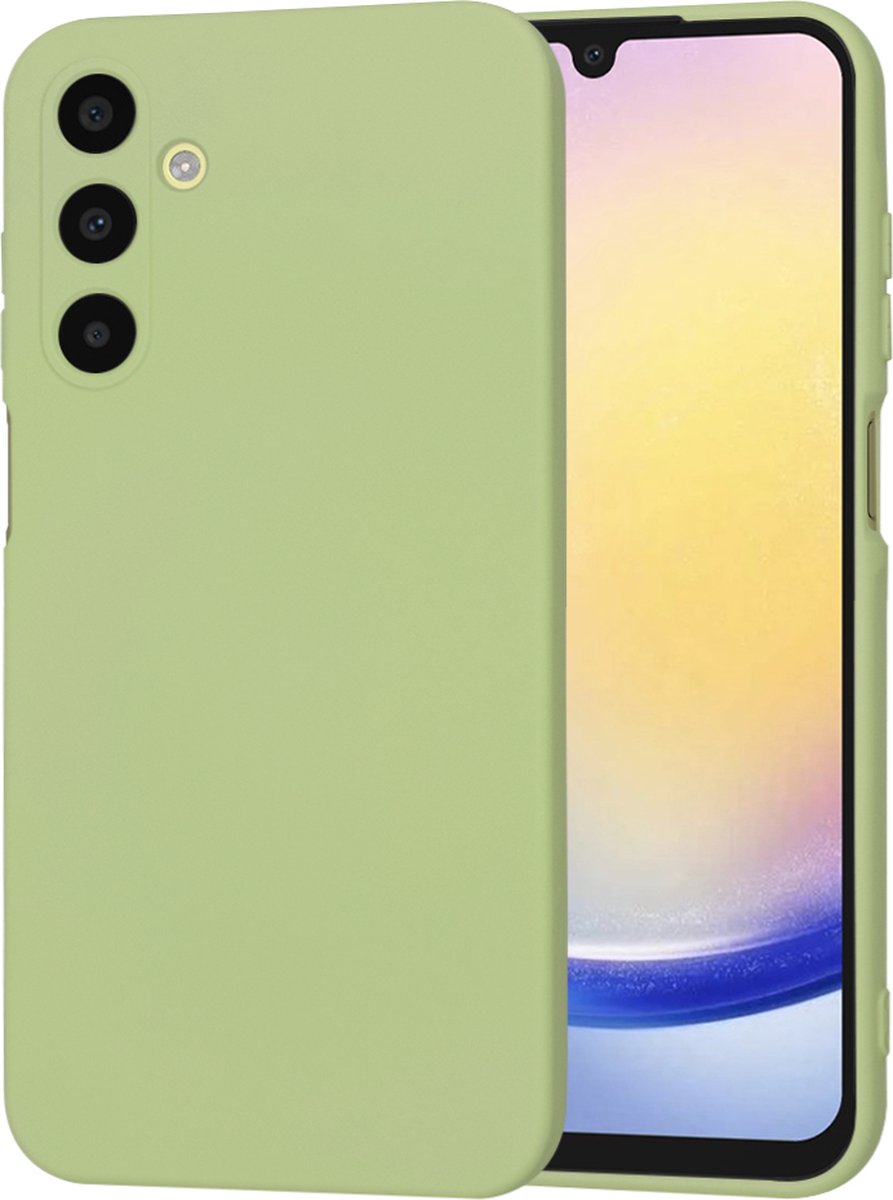 Techsuit Soft Flex Silicone Back Cover hoesje voor Samsung Galaxy A25 - Matcha