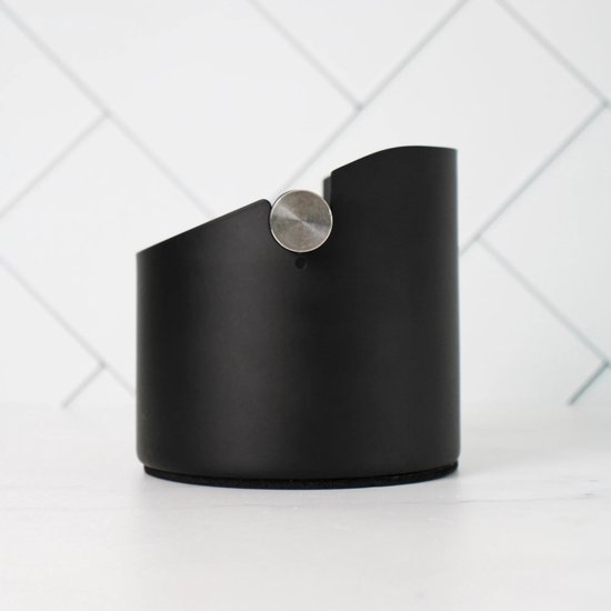 Knocking box inox - 11cm - Zwart - knocking box - knockbox - knocking box café - knocking box