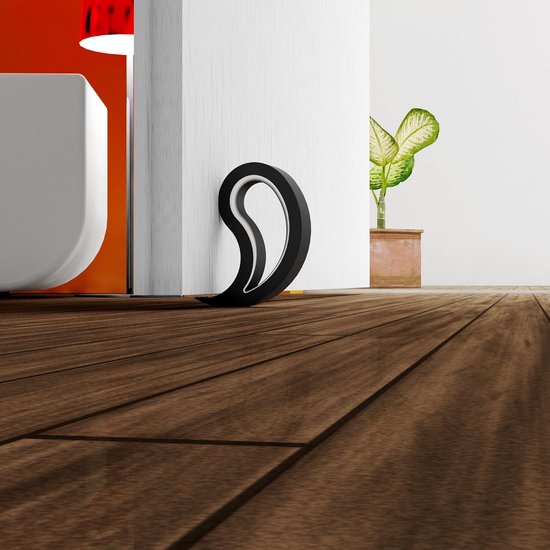 Deurstopper Stoppi raamstopper deurwig deurhaak raamklem set van 4