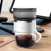Bol.com Draagbare Koffiemachine voor Handmatig Brouwen – Mini Automatische Koffiezetter Koffiepot en Koffiemolen voor Thuis en R... aanbieding