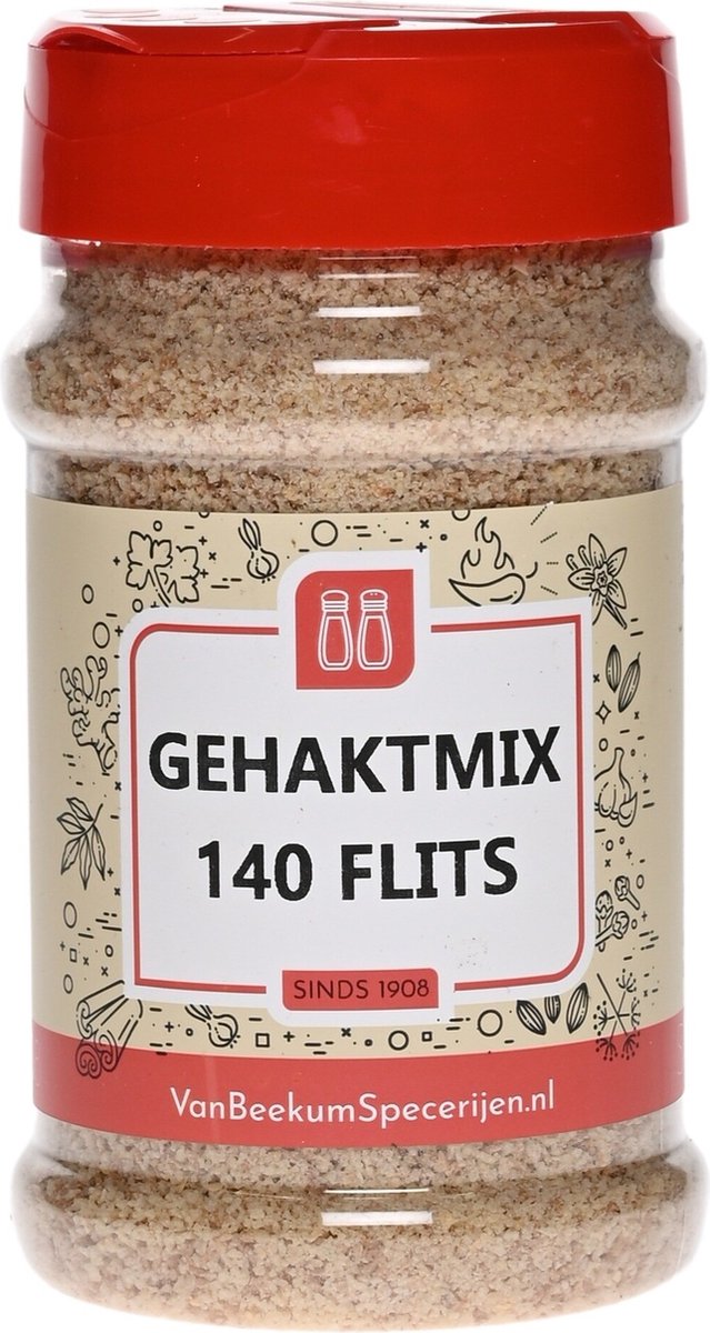 Goedkoopste Van Beekum Specerijen - Gehaktmix 140 (flits) - Strooibus 160 gram
