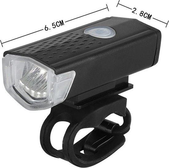 WiseGoods Premium Fietslamp - LED Fietslampjes Met USB Oplader - Fietslampje - Fiets Lampen - Accessoires Fietsen - Fietslamp Wit — afbeelding 4