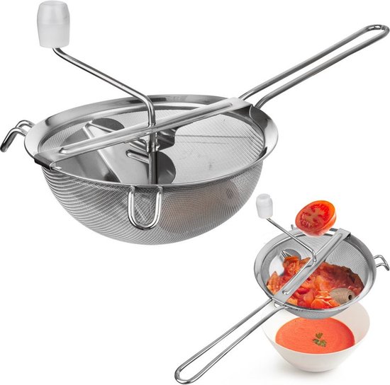 Tamis passe-légumes et fruits en acier inoxydable - Tamis à légumes - Moulin alimentaire