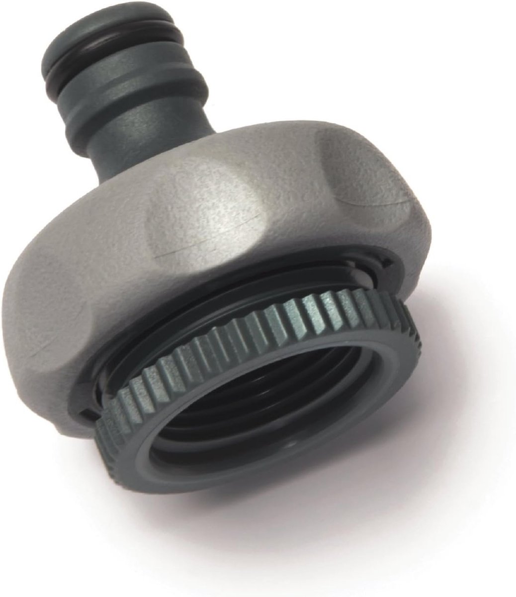Kraanaansluiting Comfort 3/4-1 inch kunststof voor alle steeksystemen