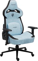Bol.com HICON - Hyper Serie - Striker Gamestoelen Stof – Luxe Comfort en Ademende Stof voor de Beste Game-Ervaring - Blauw aanbieding