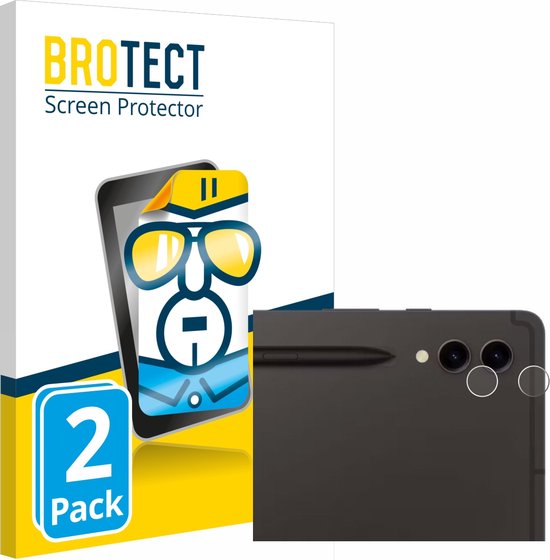 BROTECT - Screenprotector voor Samsung Galaxy Tab S9 Ultra 5G (ALLEEN Camera Lens) - Folie Beschermfolie transparant (2 Stuks)