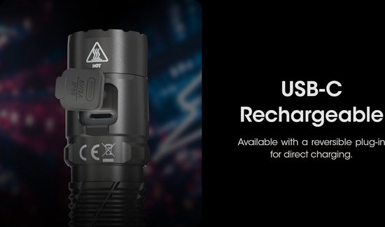 Nitecore Lampe de poche tactique Nitecore Mh12 Pro - Noir