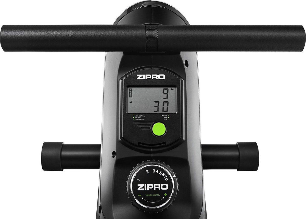 Afbeelding 3 van Zipro® Nix Magnetic Roeitrainer - Roeimachine voor Thuis - Inklapbaar - Roeier - LCD Display - 8 Weerstandsniveaus - Roeimachine voor Thuis - Fitnessapparaat voor cardio- en krachttraining
