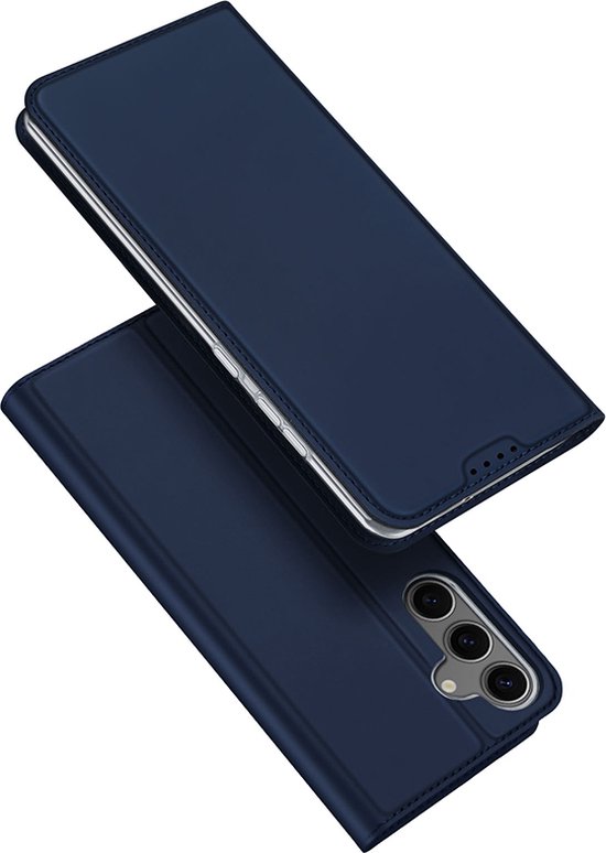 Dux Ducis - Étui de téléphone adapté pour Samsung Galaxy S25 - Skin Pro - Book Case - Blauw